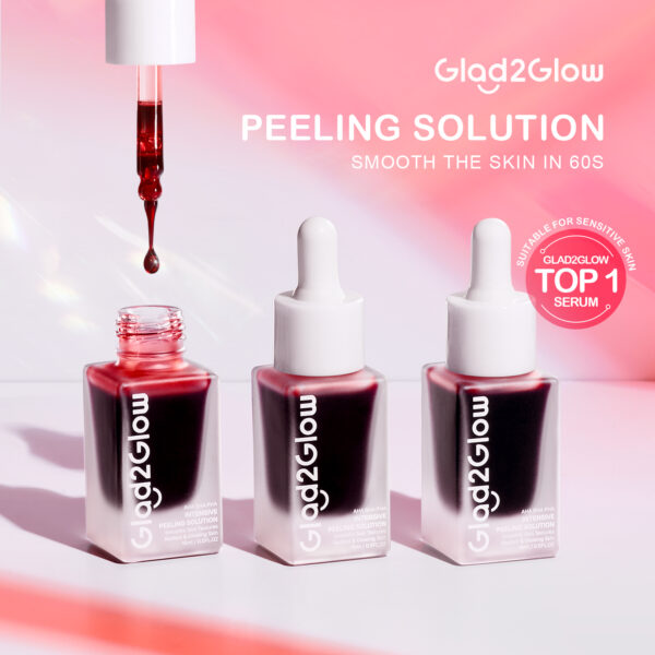 [Ready Stock] Glad2Glow AHA BHA PHA Intensive Peeling Solution 15ml