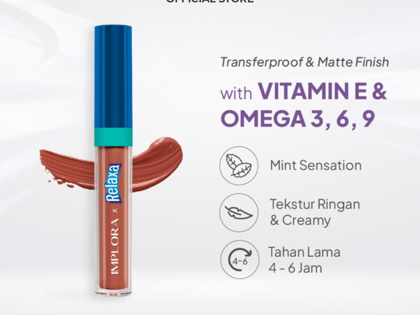 Implora x Relaxa Matte Lip Cream (Barley)
