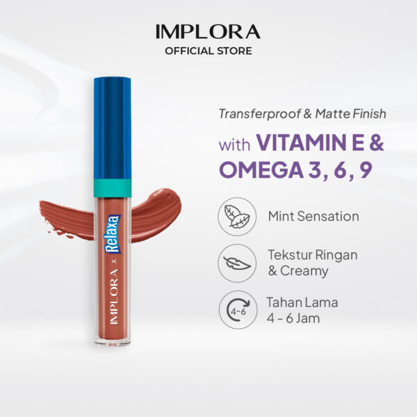 Implora x Relaxa Matte Lip Cream (Barley)