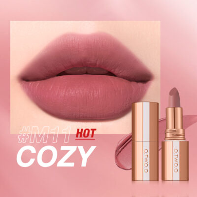 O.TWO.O Matte Lipstick Waterproof  Transferproof Matte Lip Tint Pigmented Longlasting Tahan Air Tahan Lama Lips Makeup