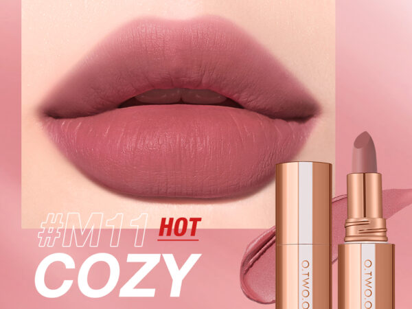 O.TWO.O Matte Lipstick Waterproof  Transferproof Matte Lip Tint Pigmented Longlasting Tahan Air Tahan Lama Lips Makeup