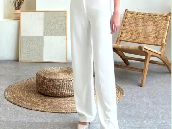 Celana Knit Cozie Pants Celana panjang Highwaist Wanita Kulot Rib Premium /Celana panjang Korea Style Anti Kusut/ Celana panjang losse pants