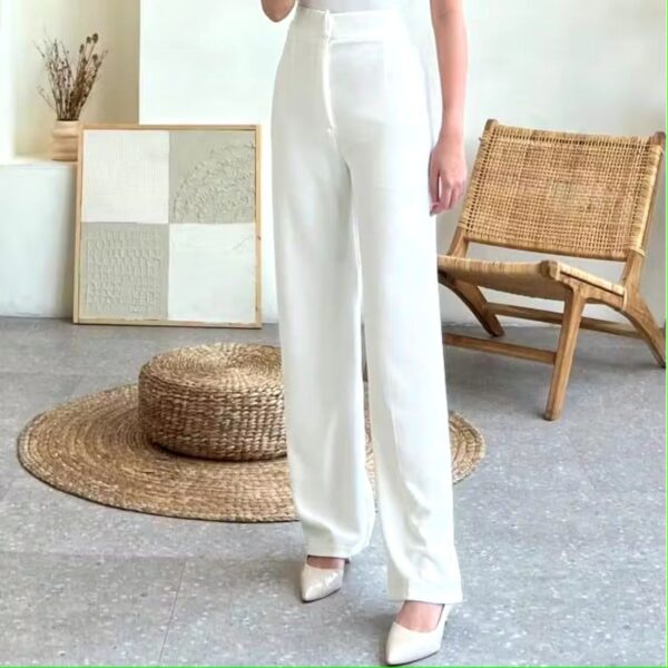 Celana Knit Cozie Pants Celana panjang Highwaist Wanita Kulot Rib Premium /Celana panjang Korea Style Anti Kusut/ Celana panjang losse pants