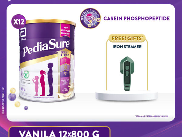 PediaSure Vanila (1-10th) 800gr isi 12 pcs [Karton]