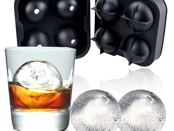 Cetakan Es Batu Ice Ball Maker Silicone - Black