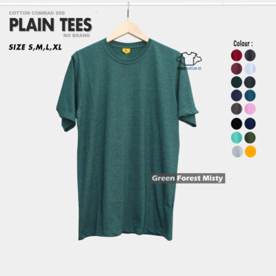 KAOS POLOS PRIA COTTON COMBED 30S BAJU LENGAN PENDEK REGULER O-NECK MENS BASIC REGULER T-SHIRT SHORT SLEEVE