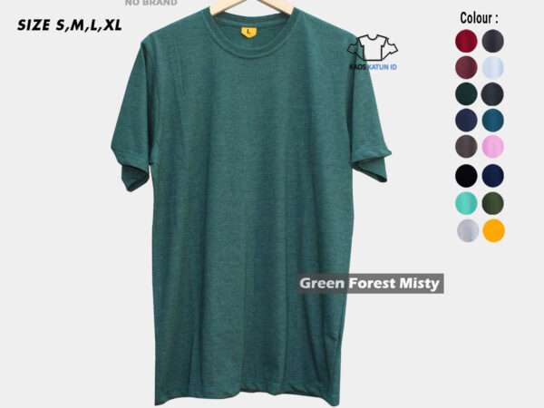 KAOS POLOS PRIA COTTON COMBED 30S BAJU LENGAN PENDEK REGULER O-NECK MENS BASIC REGULER T-SHIRT SHORT SLEEVE