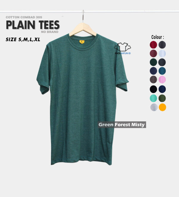 KAOS POLOS PRIA COTTON COMBED 30S BAJU LENGAN PENDEK REGULER O-NECK MENS BASIC REGULER T-SHIRT SHORT SLEEVE