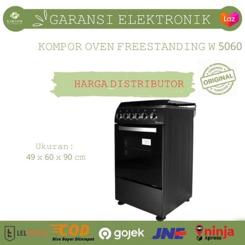 Freestanding 4-Burner Gas Oven