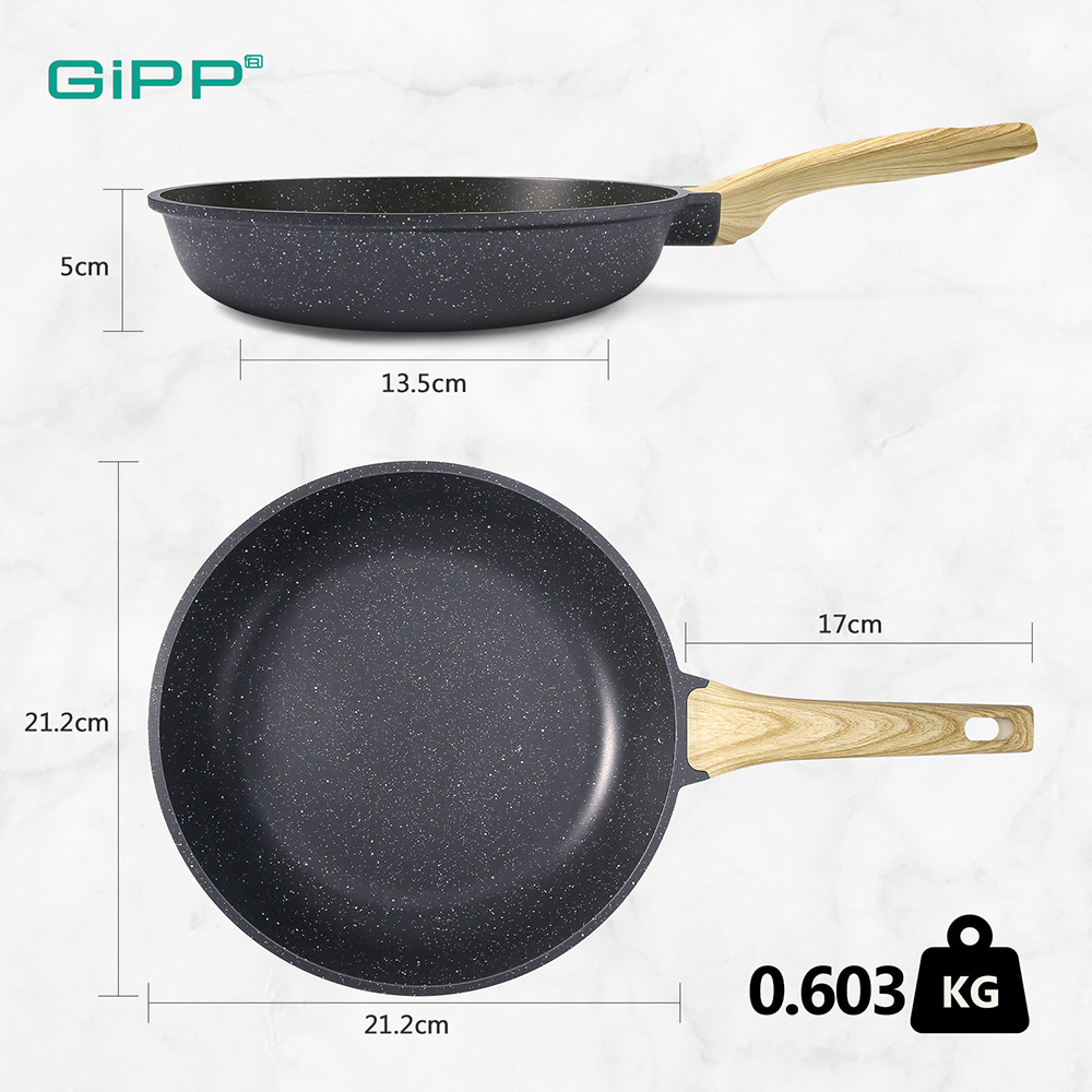 GIPP Non-Stick Frypan Set of Three Sizes