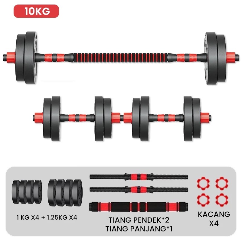 JF Dumbbell Barbell Set for Home Gym