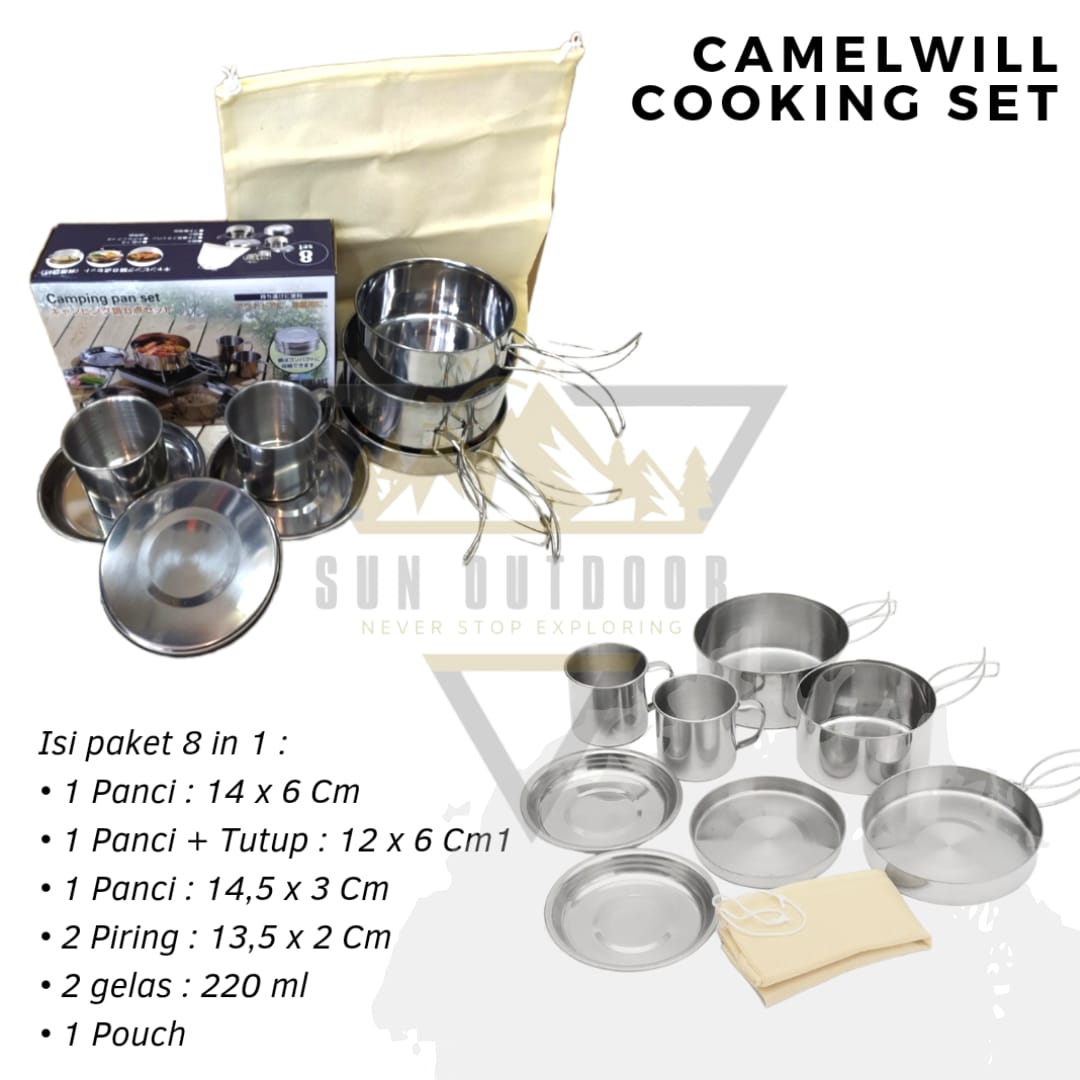 Portable Outdoor Camping Cooking Set