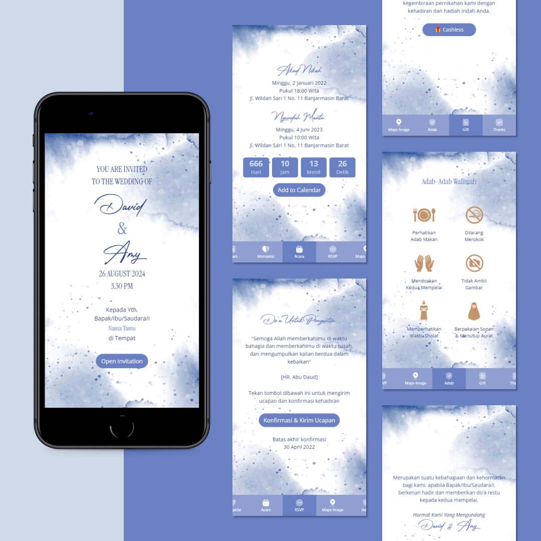 Premium Wedding Digital Invitation Website