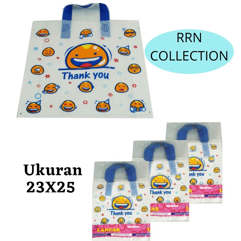 Soft Handle Emoji Shopping Bag 40 pcs