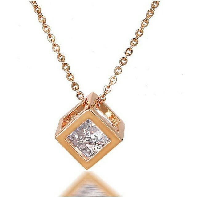 Stainless Steel Diamond Necklace